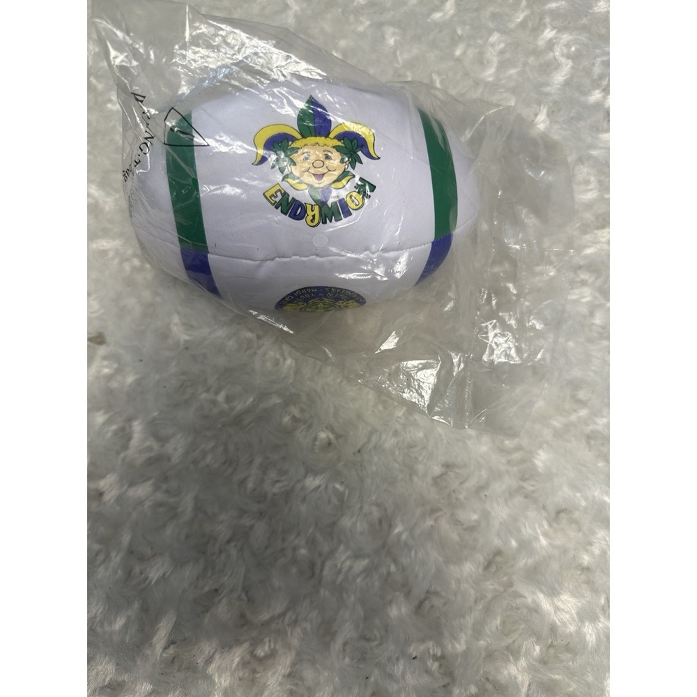 Endymion Mardi Gras McDonald's Mini Football Plush Toy 2004 Ages 4-7